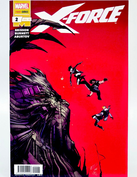 CÓMIC X-FORCE 19 PANINI MARVEL JULIO 2019GRAPA DE KIOSCO