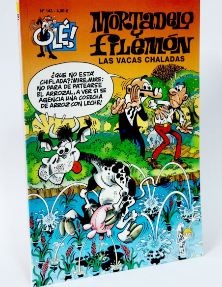 CÓMICS MORTADELO Y FILEMÓN 143 LAS VACAS CHALADAS OLÉ 5 QUINTA EDICIÓN EDICIONES B DE KIOSCO
