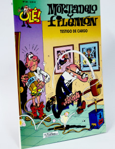CÓMICS MORTADELO Y FILEMÓN 24 TESTIGO DE CARGO OLÉ 5...