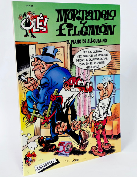 CÓMIC MORTADELO Y FILEMÓN 101 EL PLANO OLÉ CUARTA EDICIÓN EDICIONES B DE KIOSCO