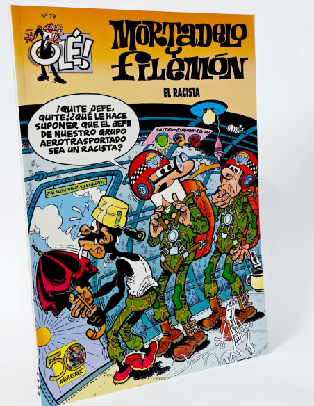 CÓMIC MORTADELO Y FILEMÓN 79 EL RACISTA OLÉ PRIMERA EDICIÓN EDICIONES B DE KIOSCO