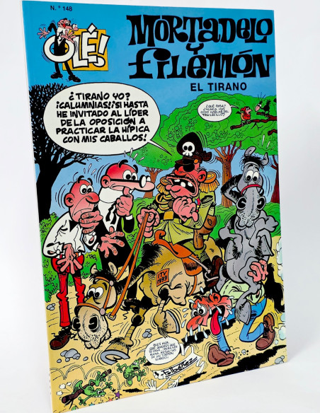 CÓMIC MORTADELO Y FILEMÓN 148 EL TIRANO OLÉ SEGUNDA EDICIÓN EDICIONES B DE KIOSCO