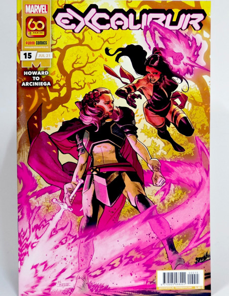 CÓMIC EXCALIBUR 15 MARVEL CÓMICS PANINI GRAPA JULIO 2021 DE KIOSCO