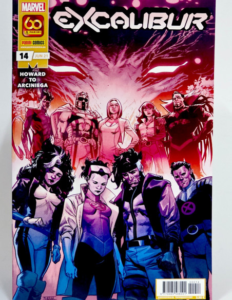 CÓMIC EXCALIBUR 14 MARVEL CÓMICS PANINI GRAPA JUNIO 2021 DE KIOSCO