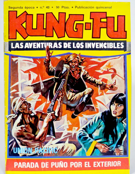 CÓMIC KUNG-FU 43 PARADA DE PUÑO EDITORIAL AMAIKA 1979 MUY BUEN ESTADO