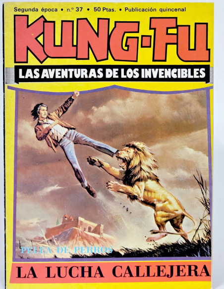 CÓMIC KUNG-FU 37 LA LUCHA CALLEJERA EDITORIAL AMAIKA 1979 MUY BUEN ESTADO