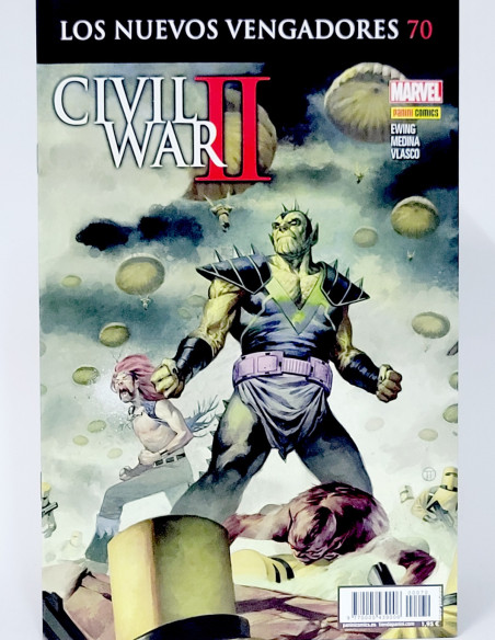 CÓMIC LOS NUEVOS VENGADORES 70 CIVIL WAR II PANINI MARVEL GRAPA DE KIOSCO