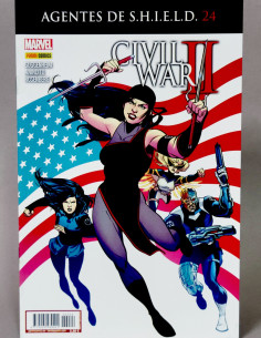 CÓMIC AGENTES DE SHIELD 24 CIVIL WAR II PANINI MARVEL...