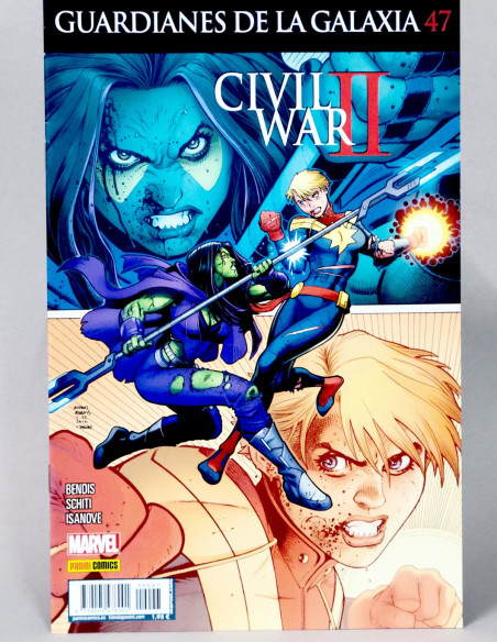 CÓMIC GUARDIANES DE LA GALAXIA 47 CIVIL WAR II PANINI MARVEL GRAPA DE KIOSCO