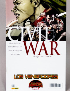 CÓMIC LOS VENGADORES 60 CIVIL WAR VOL.4 SECRET WARS...