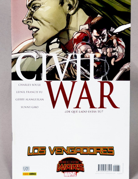 CÓMIC LOS VENGADORES 60 CIVIL WAR VOL.4 SECRET WARS PANINI MARVEL VOLUMEN GRAPA DE KIOSCO