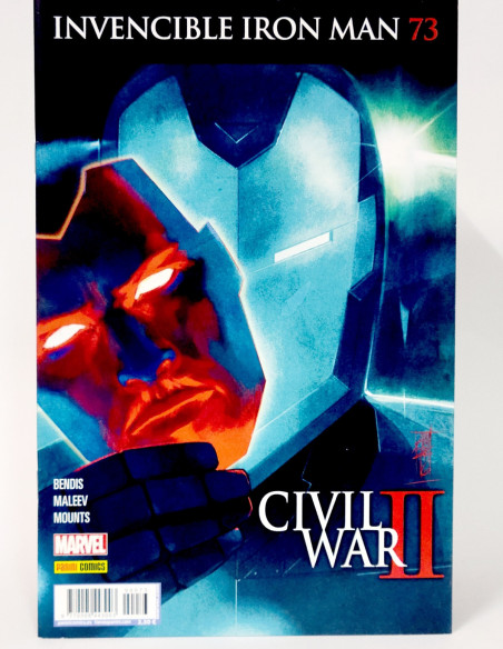 CÓMIC INVENCIBLE IRON MAN 73 CIVIL WAR II PANINI MARVEL GRAPA DE KIOSCO