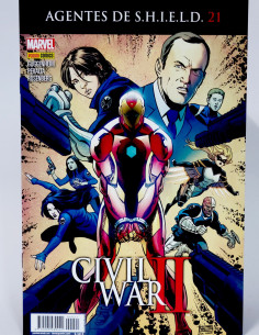 CÓMIC AGENTES DE SHIELD 21 CIVIL WAR II PANINI MARVEL...