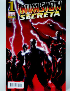 CÓMIC INVASIÓN SECRETA 1 PANINI MARVEL GRAPA DE KIOSCO