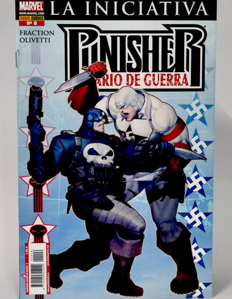 CÓMIC PUNISHER DIARIO DE GUERRA 6 PANINI MARVEL GRAPA DE KIOSCO