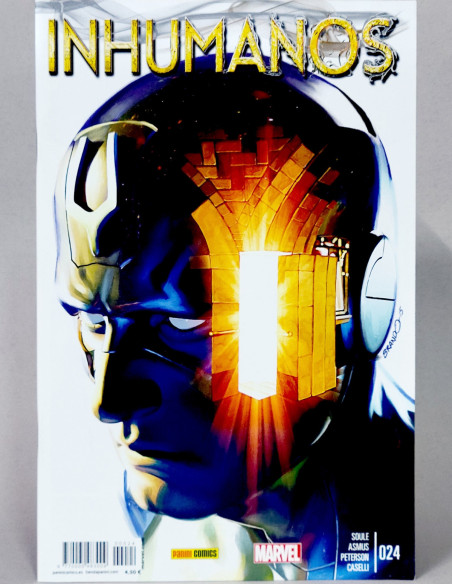 CÓMIC INHUMANOS 24 PANINI MARVEL GRAPA DE KIOSCO