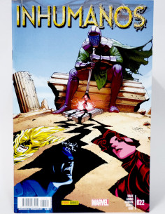 CÓMIC INHUMANOS 22 PANINI MARVEL GRAPA DE KIOSCO