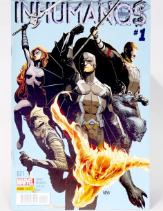 CÓMIC INHUMANOS 21 PANINI MARVEL GRAPA DE KIOSCO