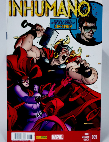 CÓMIC INHUMANO 5 PANINI MARVEL GRAPA DE KIOSCO