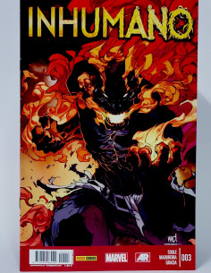 CÓMIC INHUMANO 3 PANINI MARVEL GRAPA DE KIOSCO