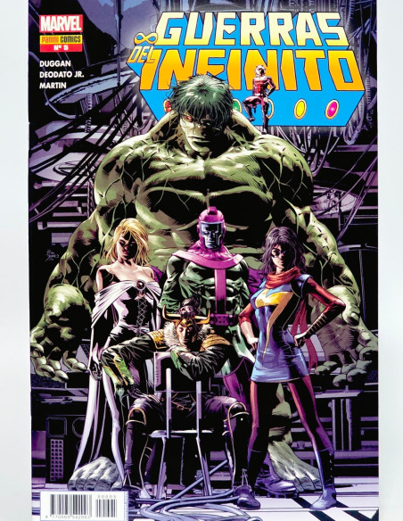 CÓMIC GUERRAS DEL INFINITO 5 PANINI MARVEL GRAPA DE KIOSCO