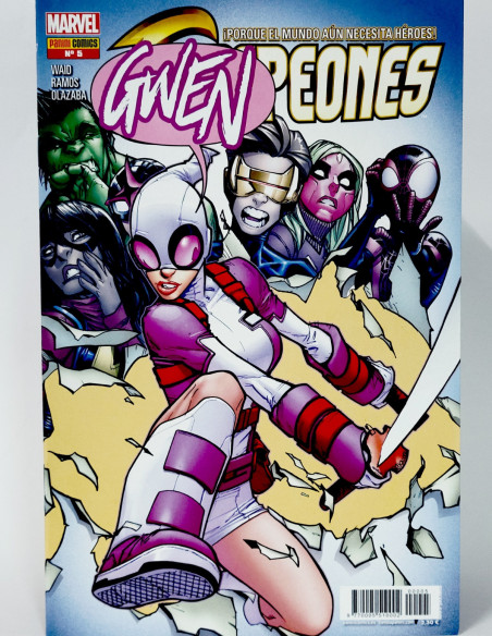 CÓMIC CAMPEONES 5 PANINI MARVEL GRAPA DE KIOSCO