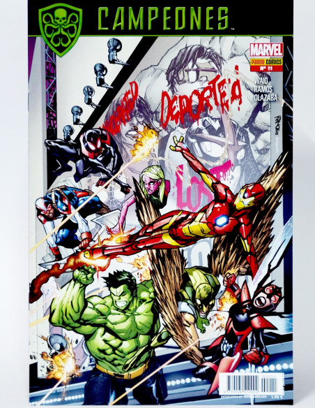 CÓMIC CAMPEONES 11 PANINI MARVEL GRAPA DE KIOSCO