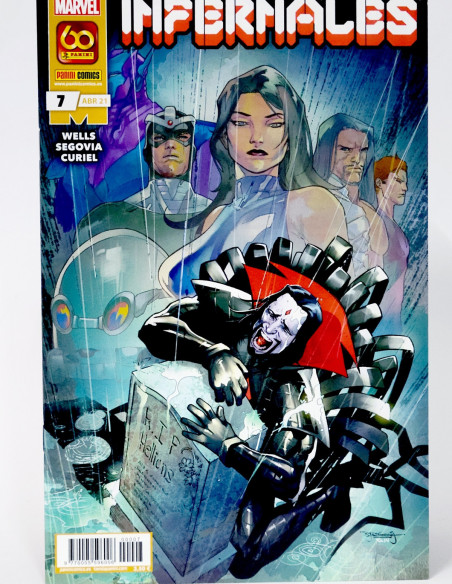 CÓMIC INFERNALES 7 ABRIL 2021 PANINI MARVEL GRAPA DE KIOSCO