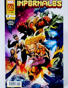 CÓMIC INFERNALES 8 MAYO 2021 PANINI MARVEL GRAPA DE KIOSCO