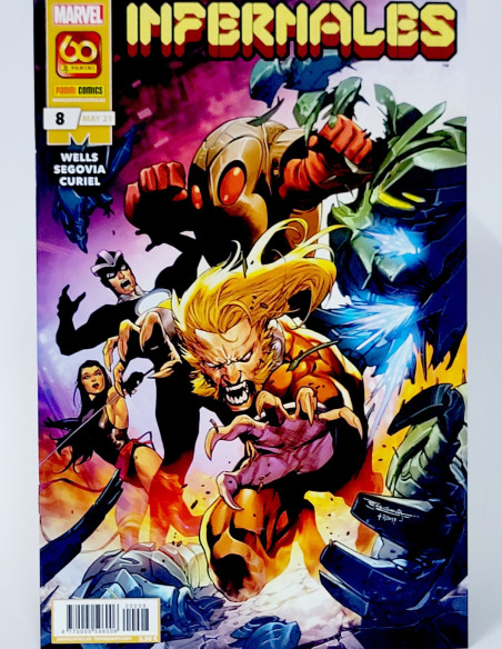 CÓMIC INFERNALES 8 MAYO 2021 PANINI MARVEL GRAPA DE KIOSCO