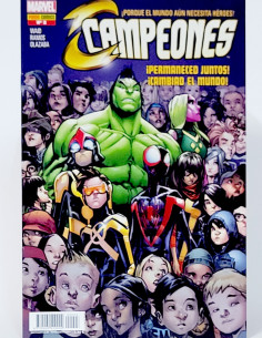 CÓMIC CAMPEONES 3 PANINI MARVEL GRAPA DE KIOSCO