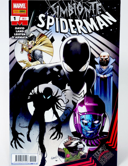 CÓMIC REY DE NEGRO SPIDERMAN SIMBIONTE 1 PANINI MARVEL GRAPA DE KIOSCO