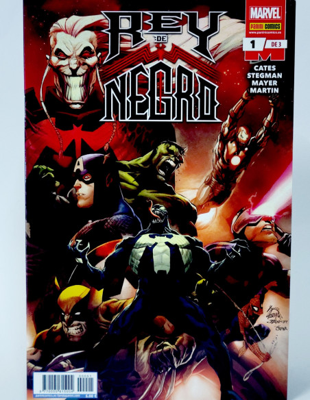 CÓMIC REY DE NEGRO 1 PANINI MARVEL GRAPA DE KIOSCO