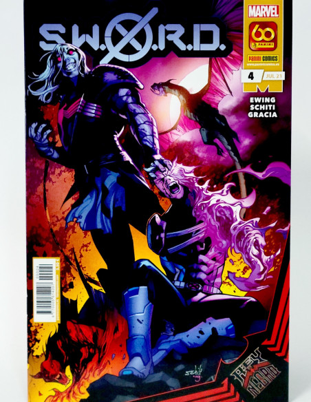 CÓMIC SWORD 4 JULIO 2021 PANINI MARVEL GRAPA DE KIOSCO