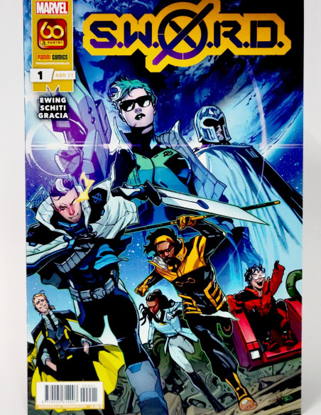 CÓMIC SWORD 1 ABRIL 2021 PANINI MARVEL GRAPA DE KIOSCO