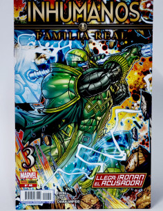 CÓMIC INHUMANOS 40 FAMILIA REAL PANINI MARVEL GRAPA DE...
