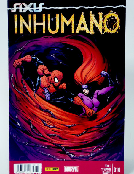 CÓMIC INHUMANO 10 AXIS PANINI MARVEL GRAPA DE KIOSCO