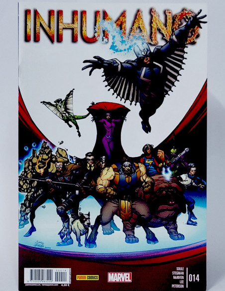 CÓMIC INHUMANO 14 PANINI MARVEL GRAPA DE KIOSCO