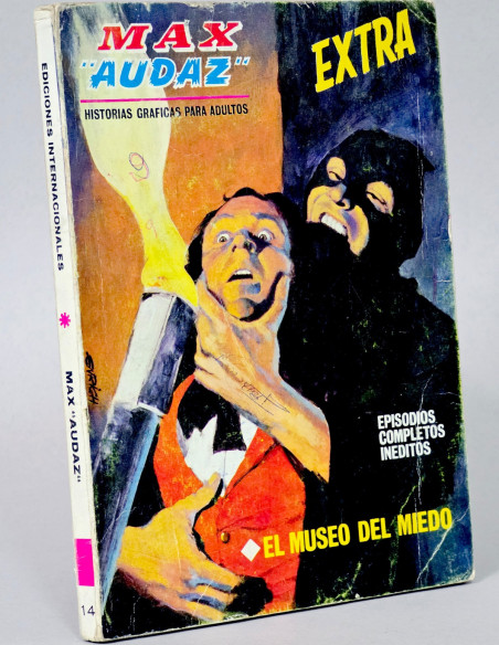 CÓMIC MAX AUDAZ 14 EL MUSEO DEL MIEDO VERTICE TACO FLEETWAY NORMAL ESTADO