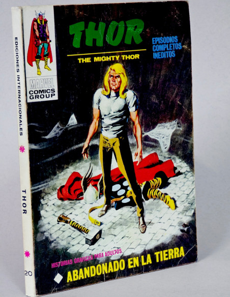 CÓMIC THOR 20 ABANDONADO EN LA TIERRA VOL.1 VERTICE MARVEL TACO VOLUMEN MUY BUEN ESTADO