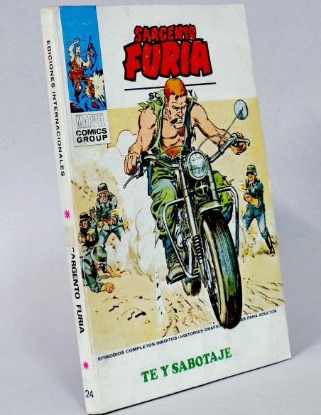 CÓMIC SARGENTO FURIA 24 TÉ Y SABOTAJE VOL.1 VERTICE MARVEL TACO VOLUMEN MUY BUEN ESTADO