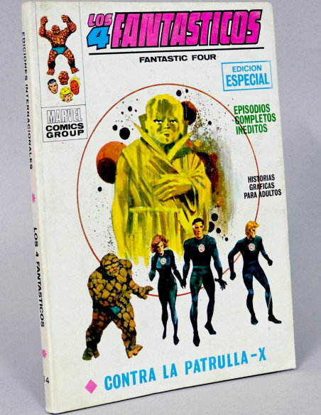 CÓMIC LOS 4 FANTASTICOS 14 CONTRA LA PATRULLA X VOL.1 VERTICE MARVEL TACO VOLUMEN MUY BUEN ESTADO