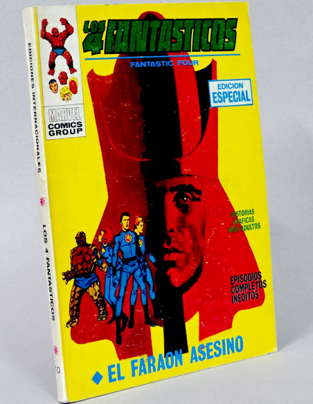 CÓMIC LOS 4 FANTÁSTICOS 10 EL FARAÓN ASESINO VOL.1 VERTICE MARVEL TACO VOLUMEN MUY BUEN ESTADO