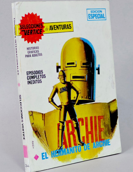 CÓMIC SELECCIONES VERTICE 34 EL HERMANITO DE ARCHIE VERTICE TACO FLEETWAY MUY BUEN ESTADO