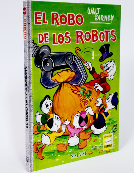 CÓMIC COLECCIÓN DUMBO 47 EL ROBO DE LOS ROBOTS WALT DISNEY SALVAT TAPA DURA DE KIOSCO