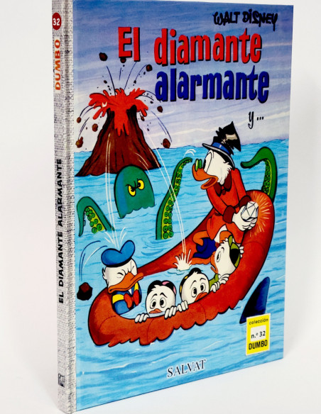 CÓMIC COLECCIÓN DUMBO 32 EL DIAMANTE ALARMANTE WALT DISNEY SALVAT TAPA DURA DE KIOSCO