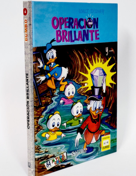 CÓMIC COLECCIÓN DUMBO 4 OPERACION BRILLANTE WALT DISNEY SALVAT TAPA DURA DE KIOSCO