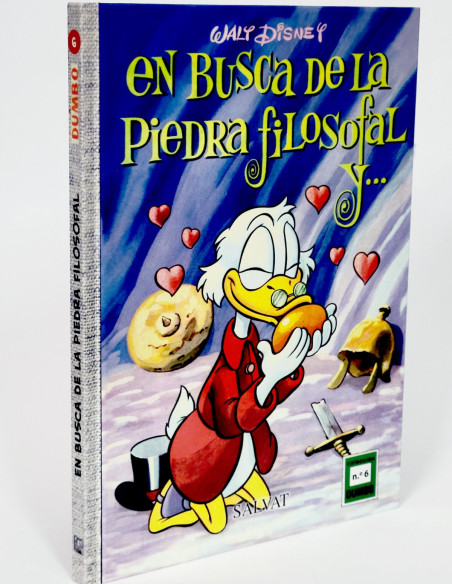 CÓMIC COLECCIÓN DUMBO 6 EN BUSCA DE LA PIEDRA FILOSOFAL WALT DISNEY SALVAT TAPA DURA DE KIOSCO