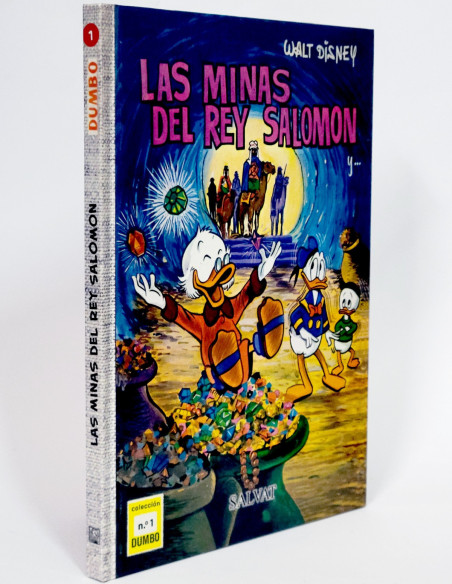 CÓMIC COLECCIÓN DUMBO 1 LAS MINAS DEL REY SALOMÓN WALT DISNEY SALVAT TAPA DURA DE KIOSCO
