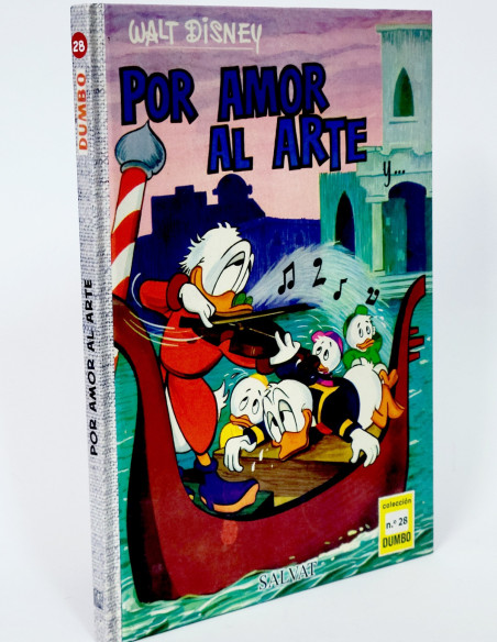 CÓMIC COLECCIÓN DUMBO 28 POR AMOR AL ARTE WALT DISNEY SALVAT TAPA DURA DE KIOSCO